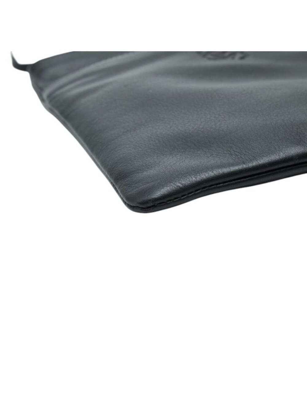 Loewe Anagram Crossbody Shoulder Bag Pochette Black Leather - Picture 5 of 7